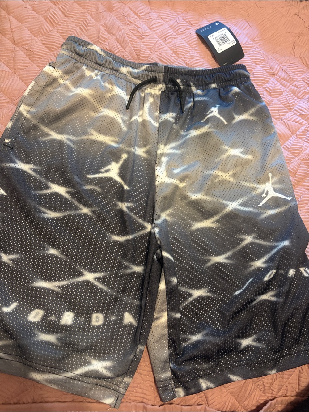 Jordan Black & White Tie-Dye Swimsuit